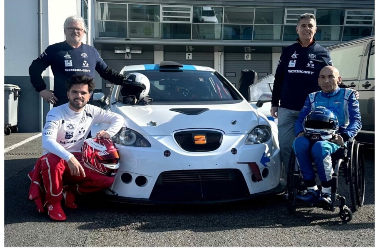 L'équipe BBR - kart de coeur en préparation au TTE sur le circuit de Nevers Magny-cours