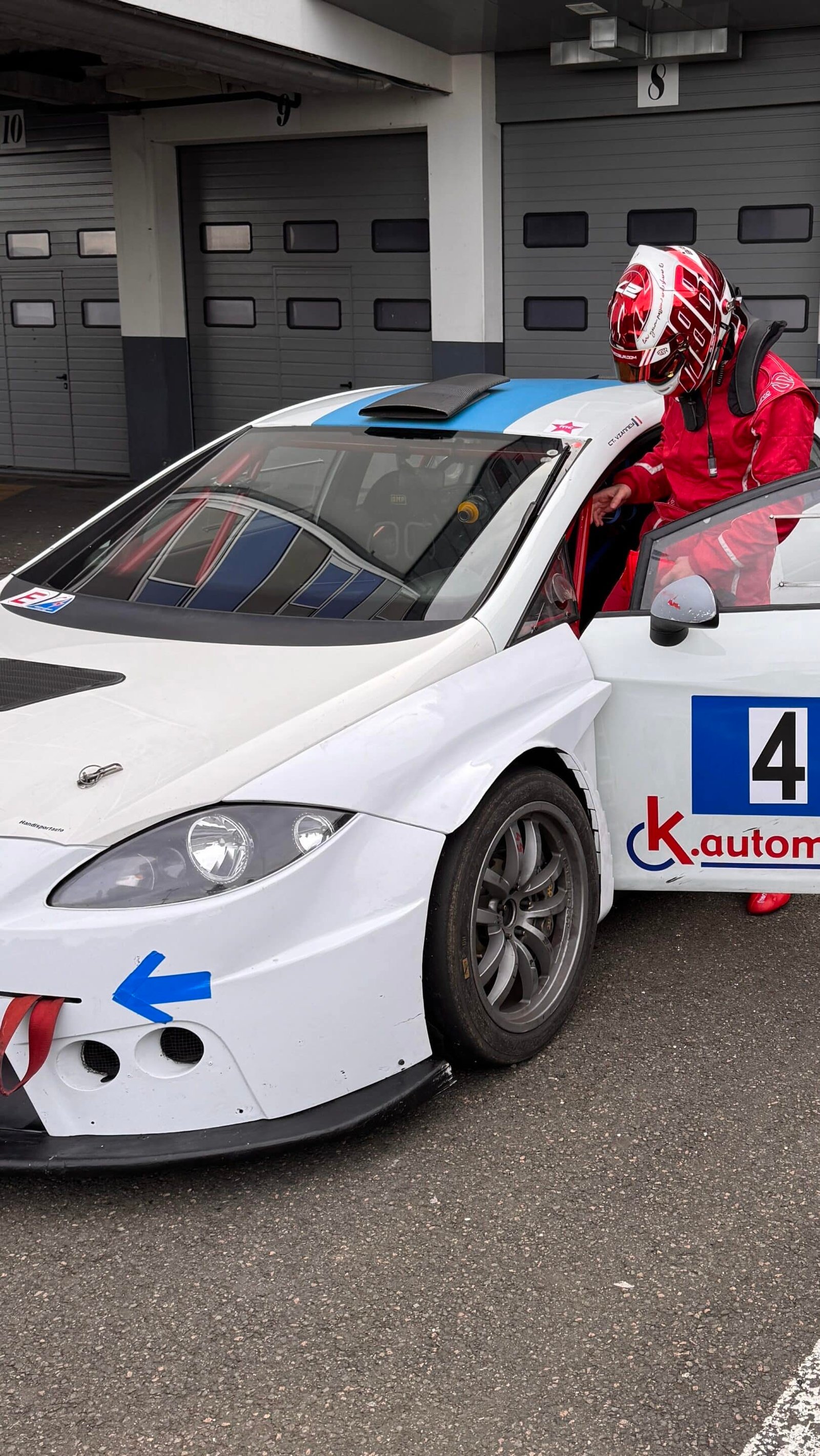  Baptiste à Magny-cours avec l'Association BBR et Vianney Seat
